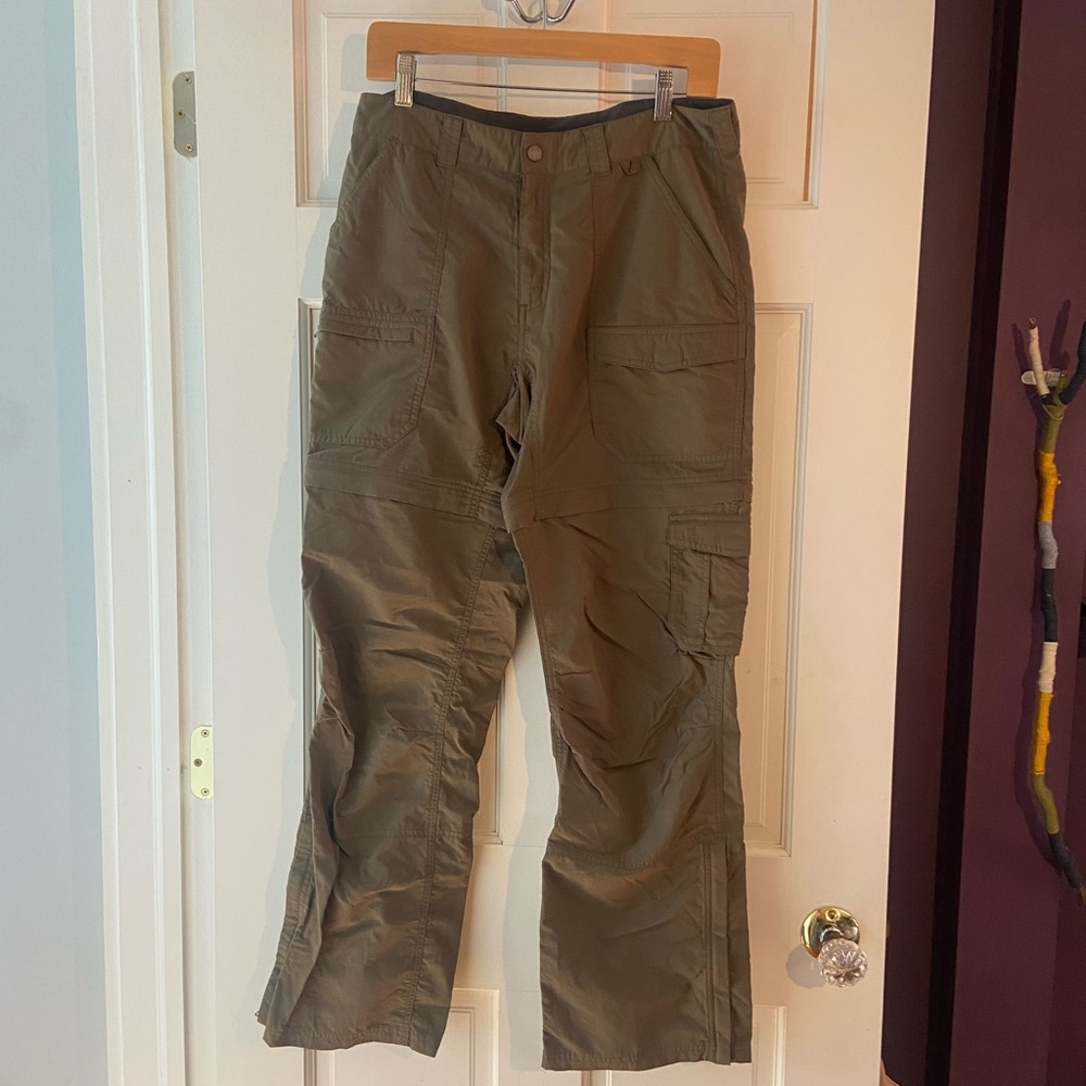 Eastern Mountain Sports Convertible Green Hiking Pants
